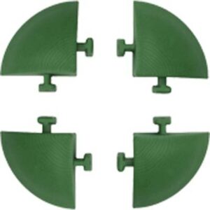Angolare x piastrella autobloccante pp verde cm 5×5 h.cm 2,5 cf=pz 4