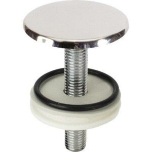 Tappo copriforo sanitari abs cromato mm 50 cf=pz 10 (1 PZ)