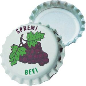 Tappo corona smaltato vino mm 26 cf=80xpz 100 (1 PZ)