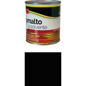 Smalto a solvente WORKIT nero lucido ml 125 (CONF. 6 PZ)