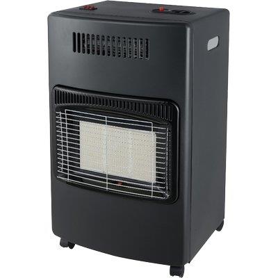 Stufa gas gpl infrarossi mitra ventilata nero watt 4200 cm 42x38 h.cm 72 (1 PZ) 2 2636857