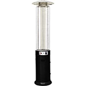 Stufa gas gpl round patio + ruote DOMUS nero kw 5/11 h.cm 180 (1 PZ)