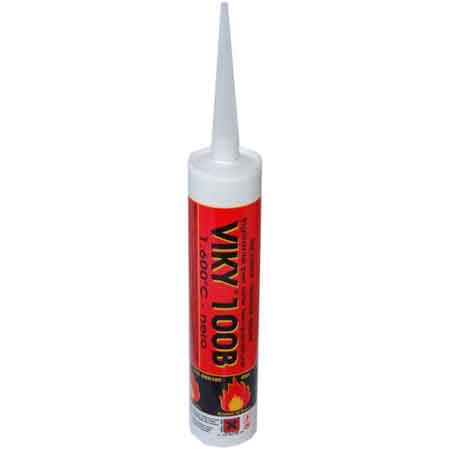 Silicone alte temperature VIKY 500 gr - nero (1 PZ) 2 Silicone alte temperature VIKY 500 gr - nero (1 PZ)
