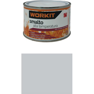 Smalto alta temperatura WORKIT alluminio ml 375 (CONF. 6 PZ) 2 8350358